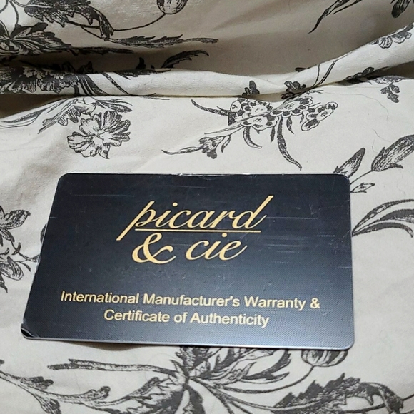 Luxury Picard & Cie Leather Stainless Watch - Picture 9 of 15